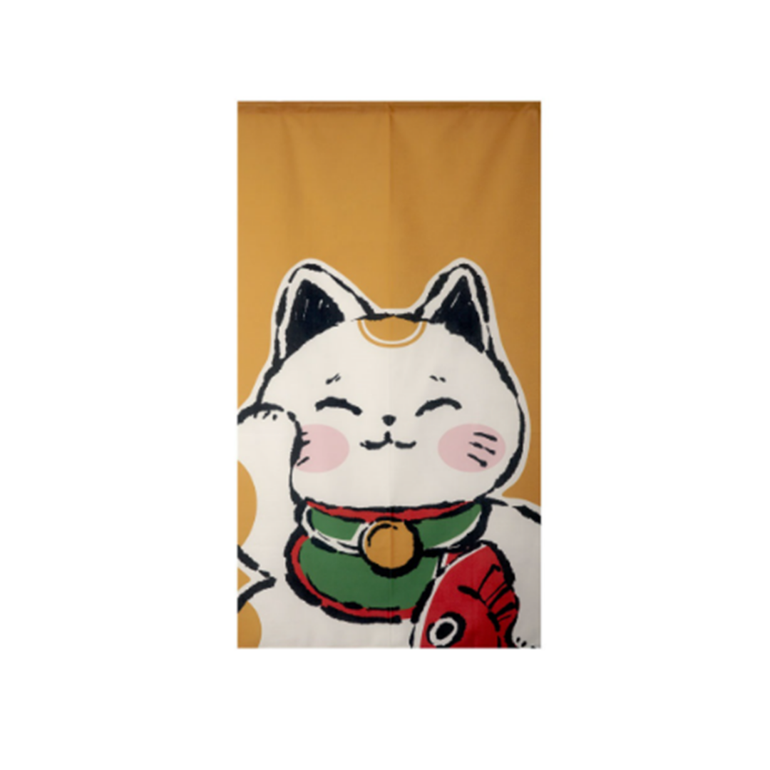 Noren - Maneki neko Yellow
